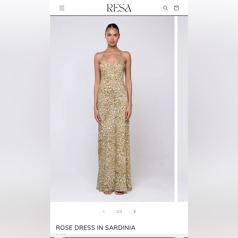 RESA Rose Dress in Sardinia